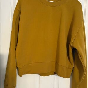 Athleta Mustard Yellow Sweatshirt